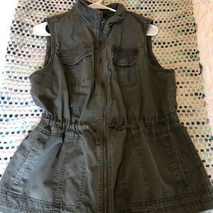 Green Military Vest- Target A New Day